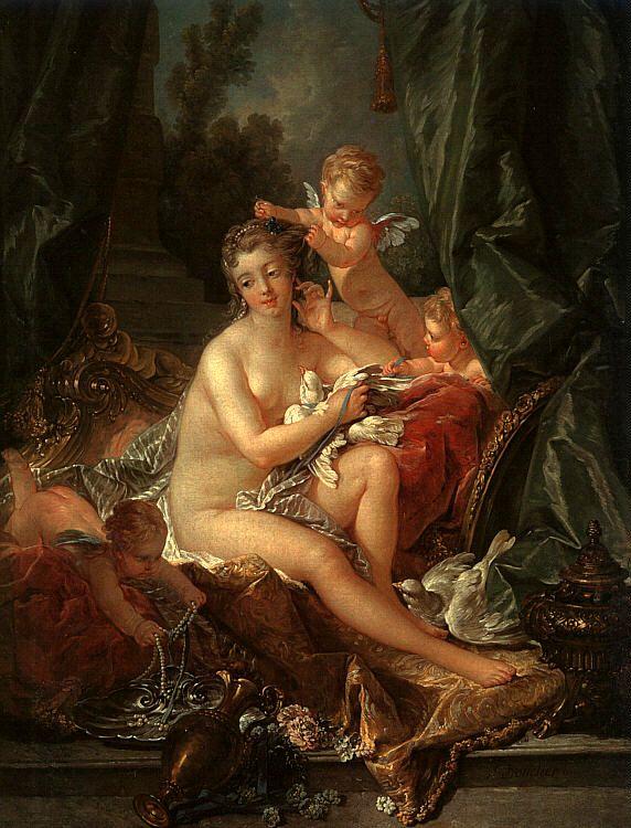 Francois Boucher The Toilet of Venus oil painting picture